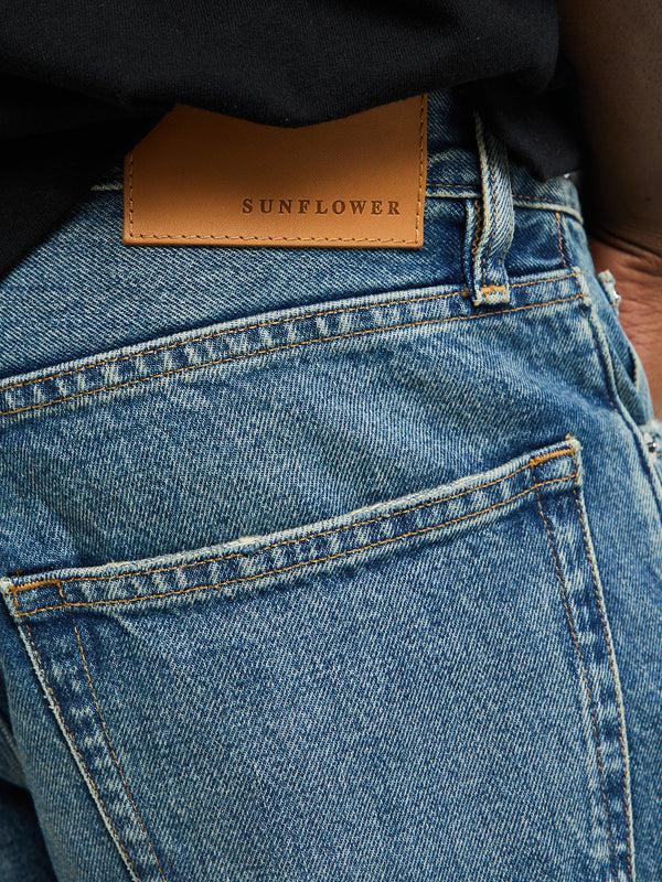 Stoy Loose Jeans In Dark Blue Vintage