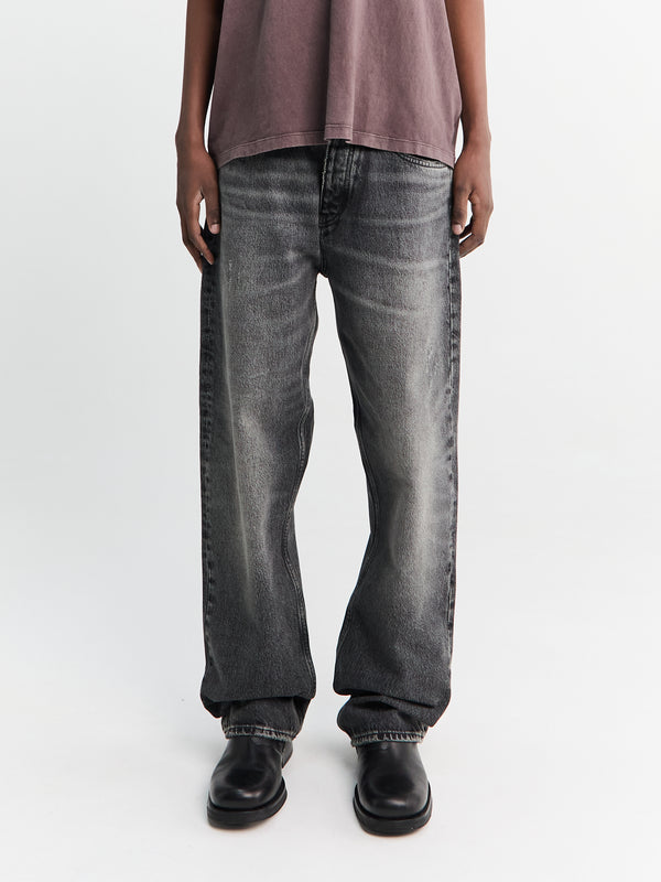 Stoy Loose Jeans In New Black Worn