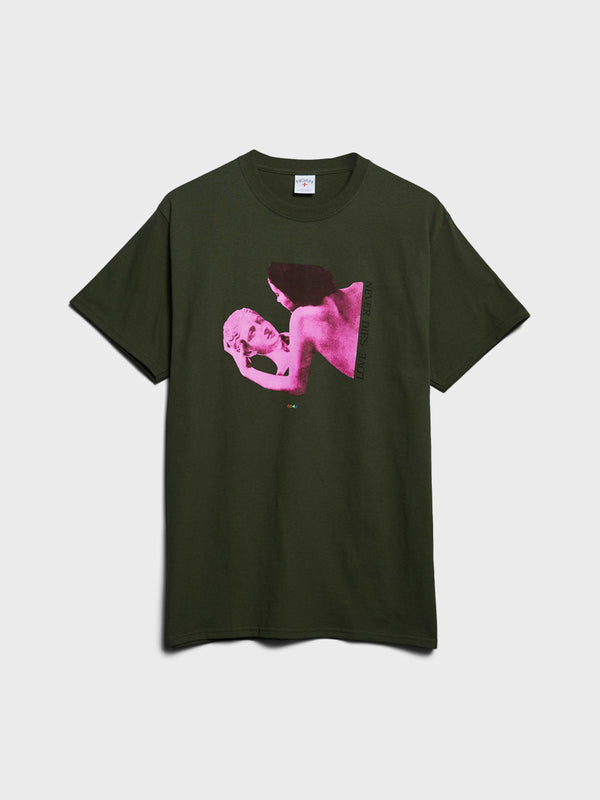 stoy Love Never Dies T-Shirt in Olive