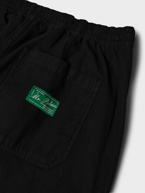 Stoy Lucien Herringbone Trousers In Black