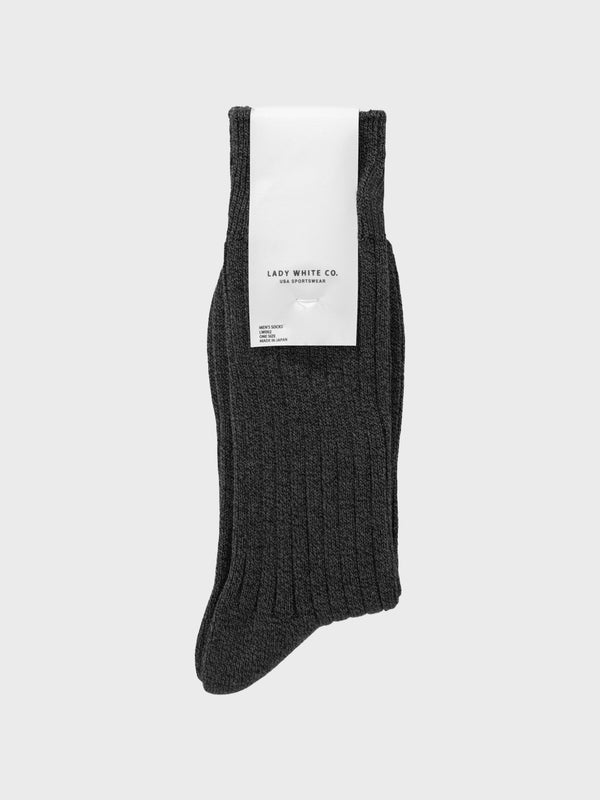 Stoy LWC Socks In Black Melange