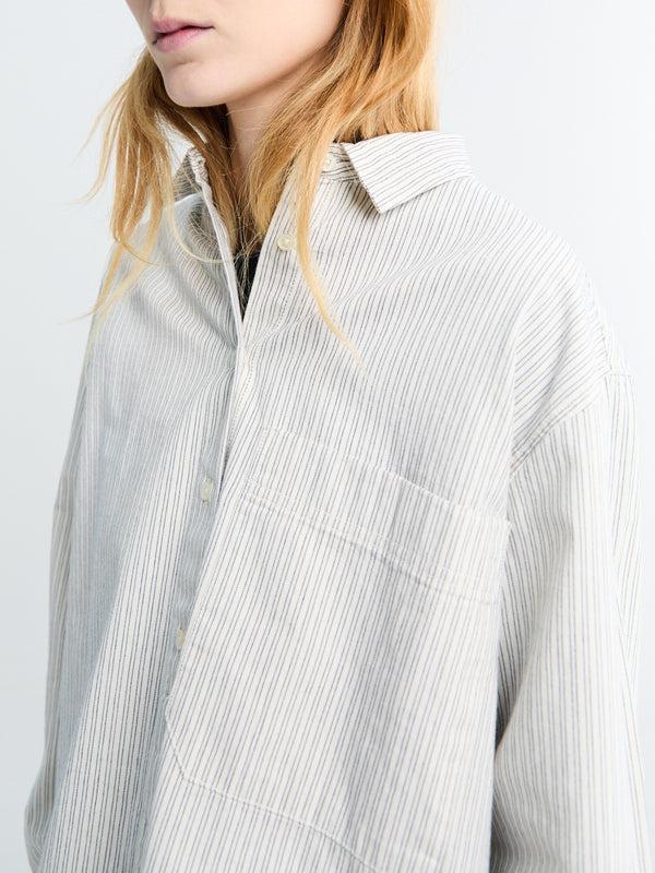 Stoy Lynette Shirt Striped In Night Sky