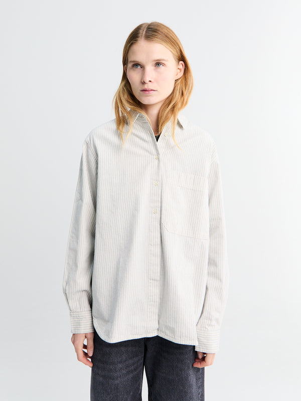 stoy Lynette Shirt Striped in Night Sky