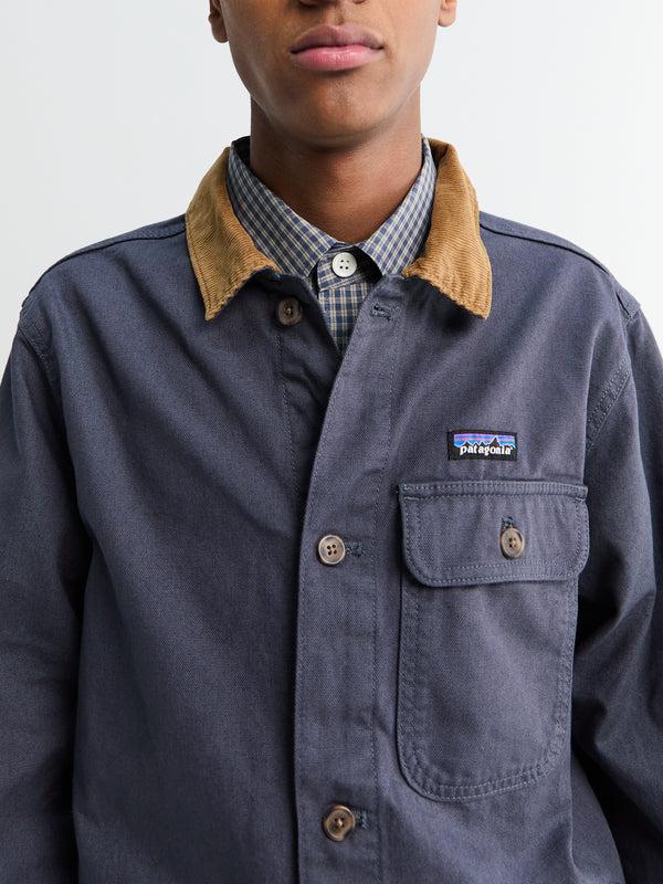 Stoy M's Point Reyes Canvas Jacket In Smolder Blue