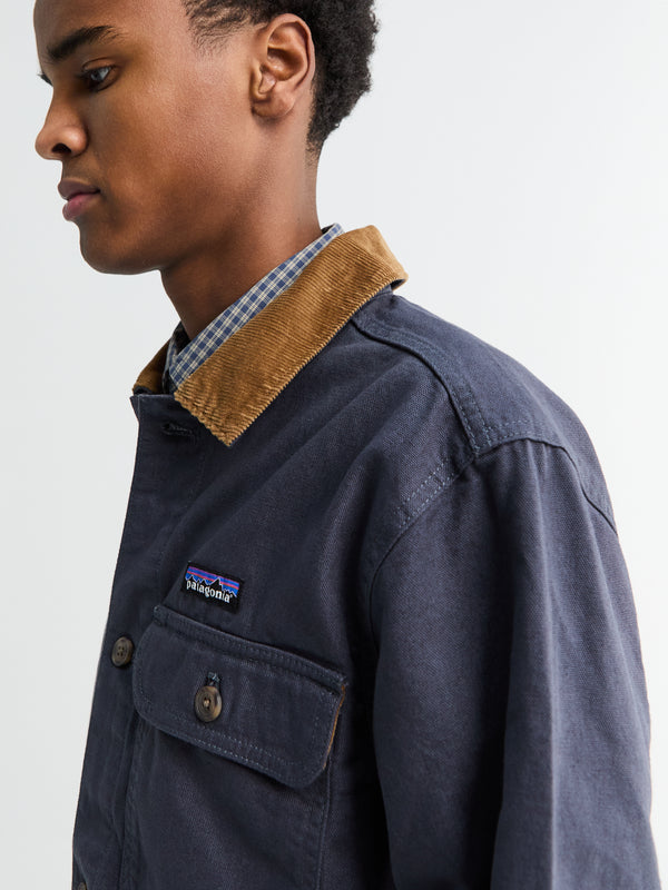 Stoy M's Point Reyes Canvas Jacket In Smolder Blue