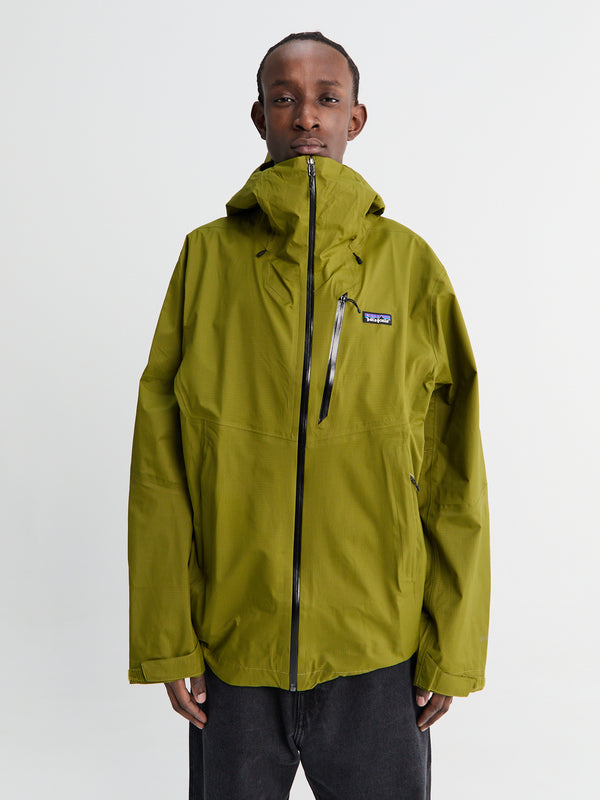 stoy Men's Granite Crest Rain Jacket in Pond Green