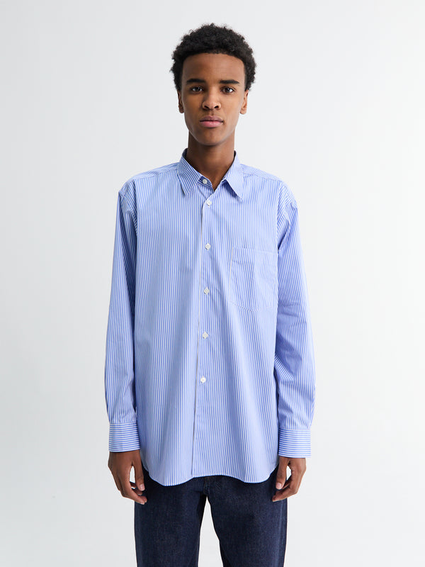 Stoy Mens Shirt Woven In Stripe