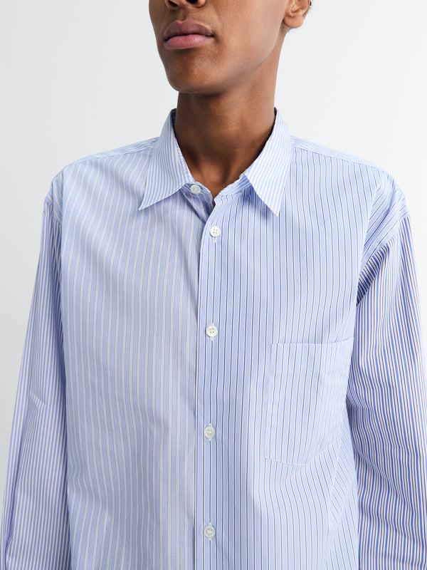 Stoy Mens Shirt Woven Stripemix