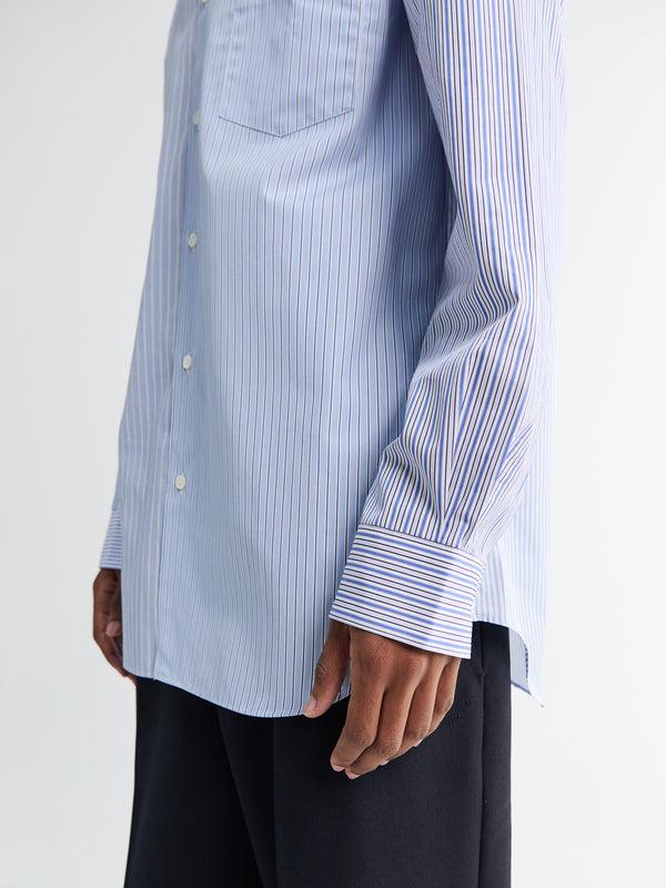Stoy Mens Shirt Woven Stripemix