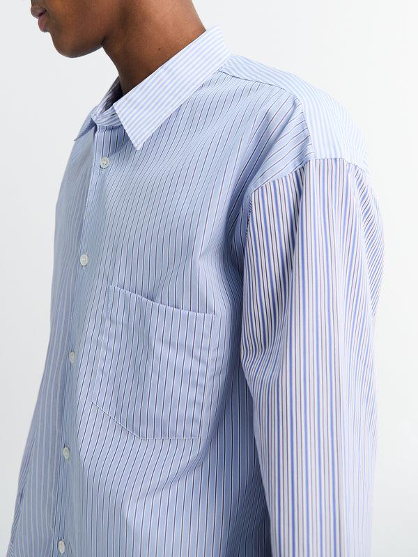 Stoy Mens Shirt Woven Stripemix