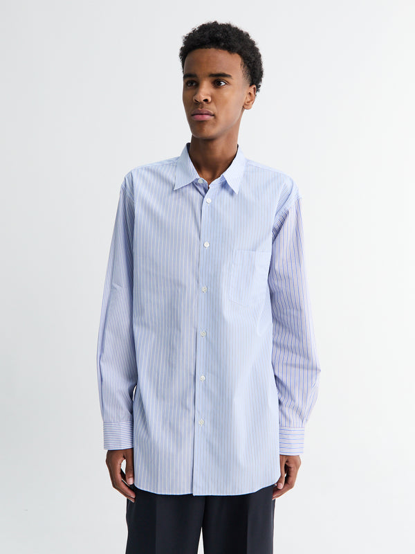 stoy Mens Shirt Woven Stripemix