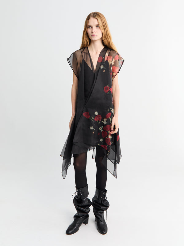 Stoy Merith Dress Black And Red