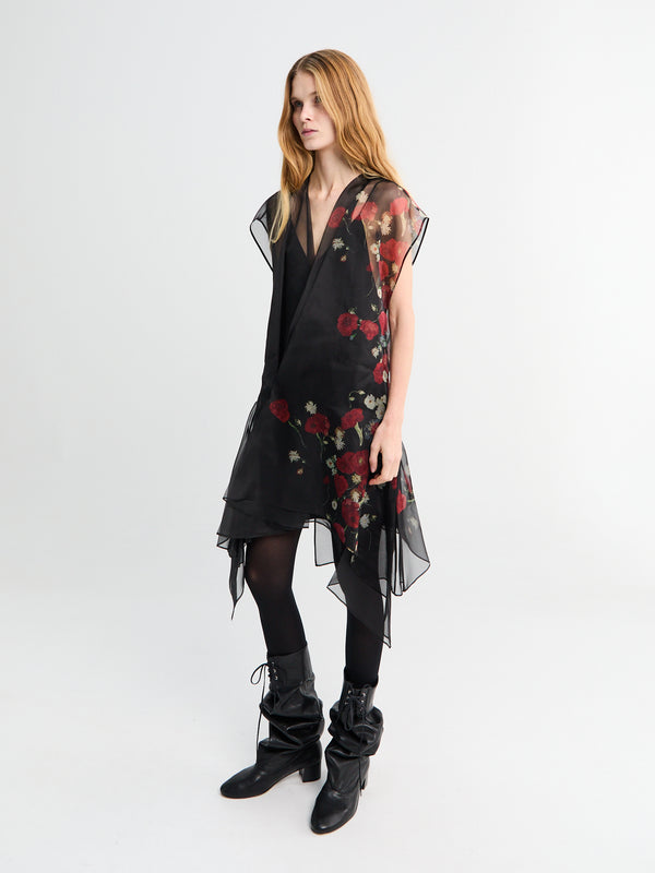stoy Merith Dress Black and Red