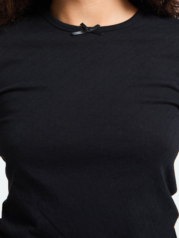 Stoy Messhu T-Shirt In Black