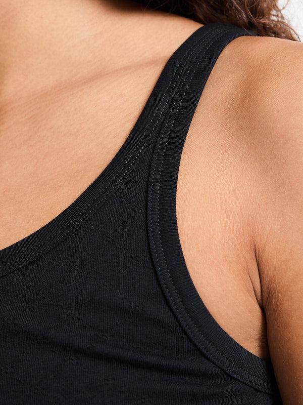 Stoy Messhu Tank Top In Black