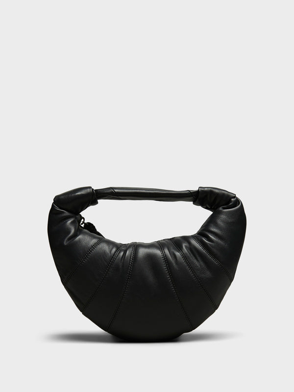 Stoy Mini Fortune Croissant Bag In Granite Blue