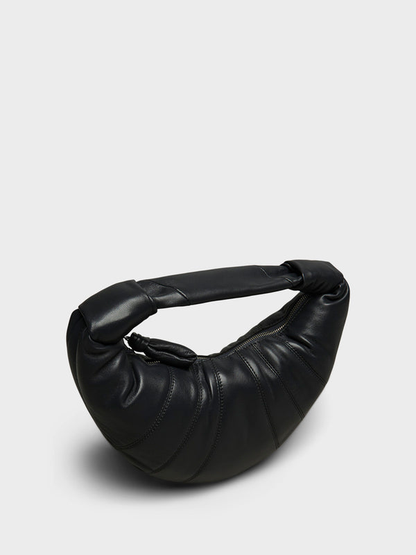 Stoy Mini Fortune Croissant Bag In Granite Blue