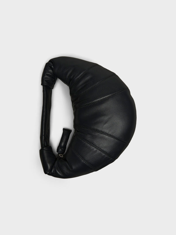 Stoy Mini Fortune Croissant Bag In Granite Blue