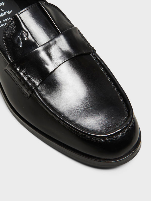 Stoy Moliere Shoes In Black Polished