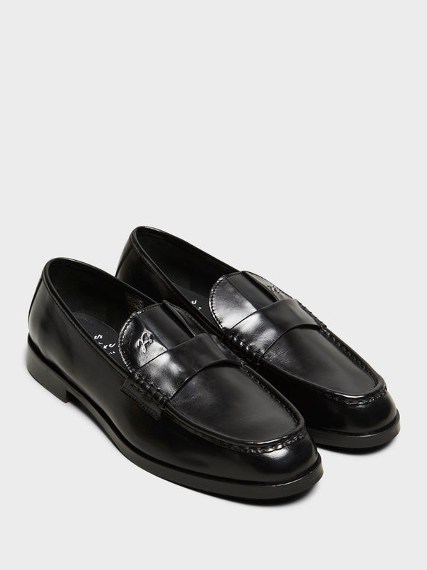 Stoy Moliere Shoes In Black Polished