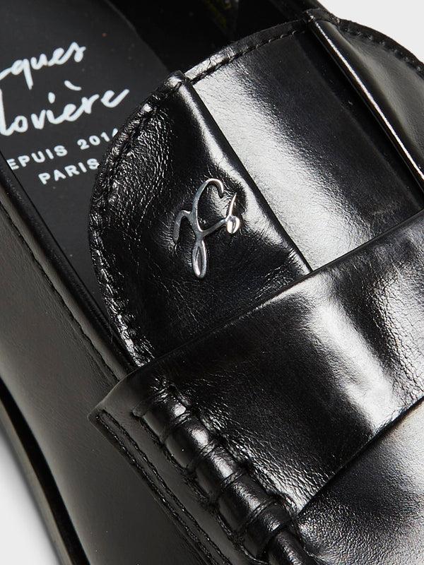 Stoy Moliere Shoes In Black Polished