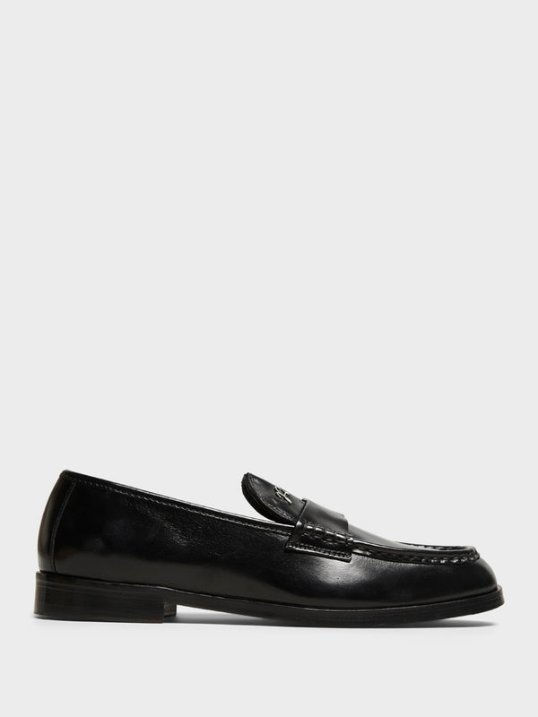 stoy Moliere Shoes in Black Polished