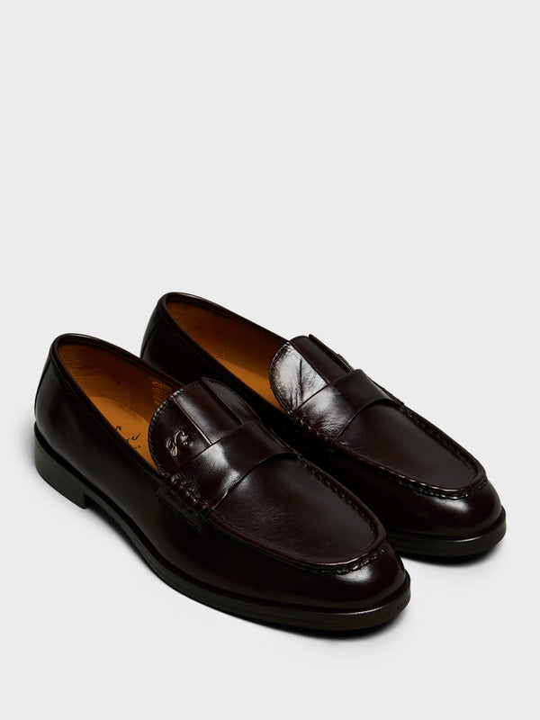 Stoy Moliere Shoes In Brown Polished