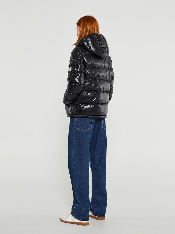 Stoy Moncler Maya Short Down Jacket In Black