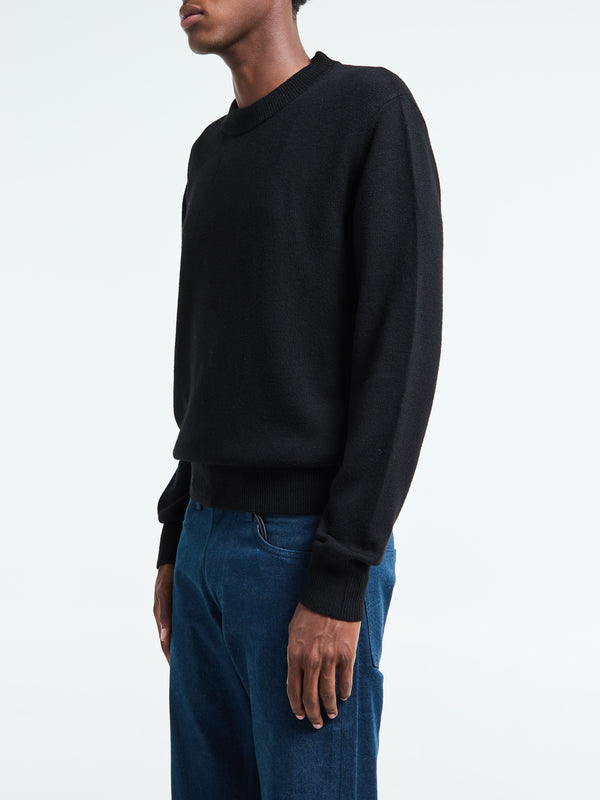 Stoy Moon Merino Knit In Black