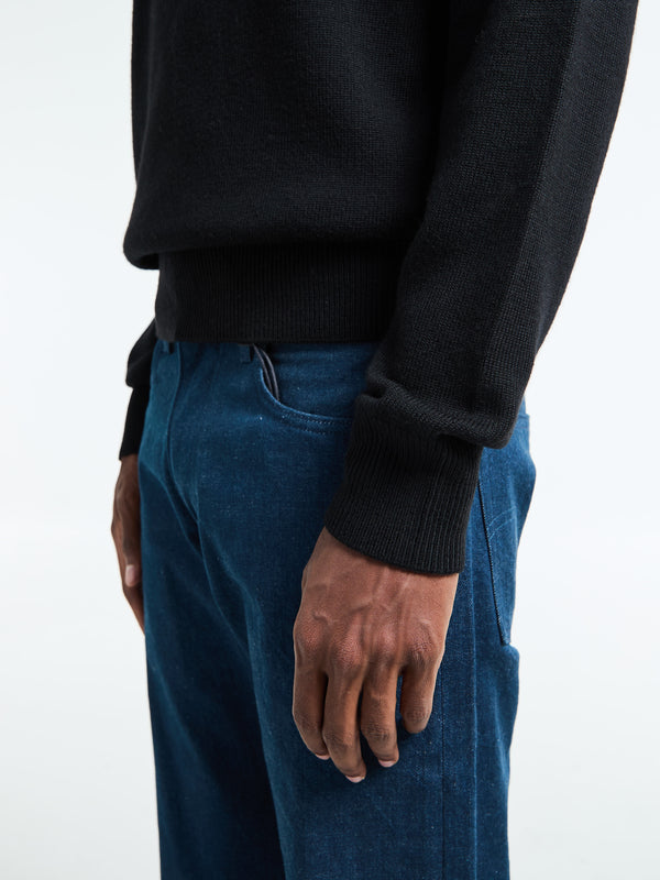 Stoy Moon Merino Knit In Black