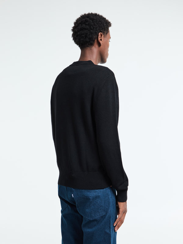 Stoy Moon Merino Knit In Black
