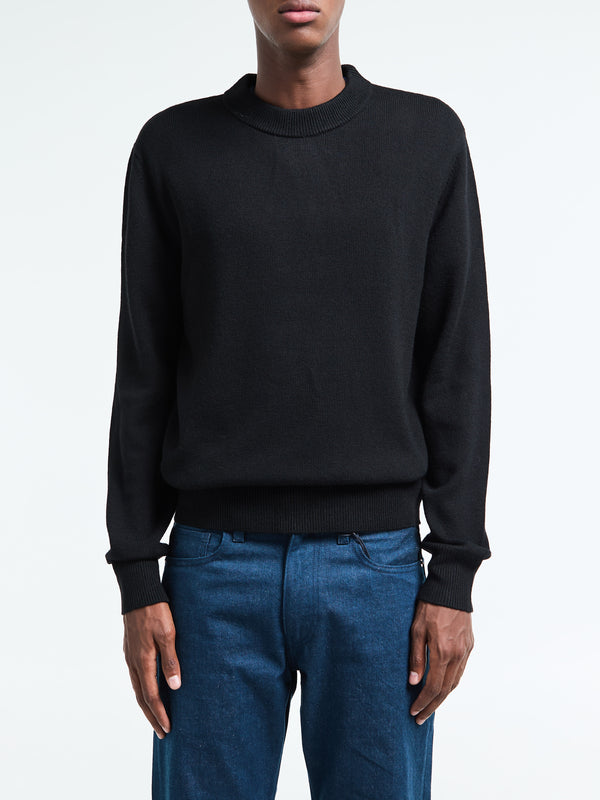 stoy Moon Merino Knit in Black