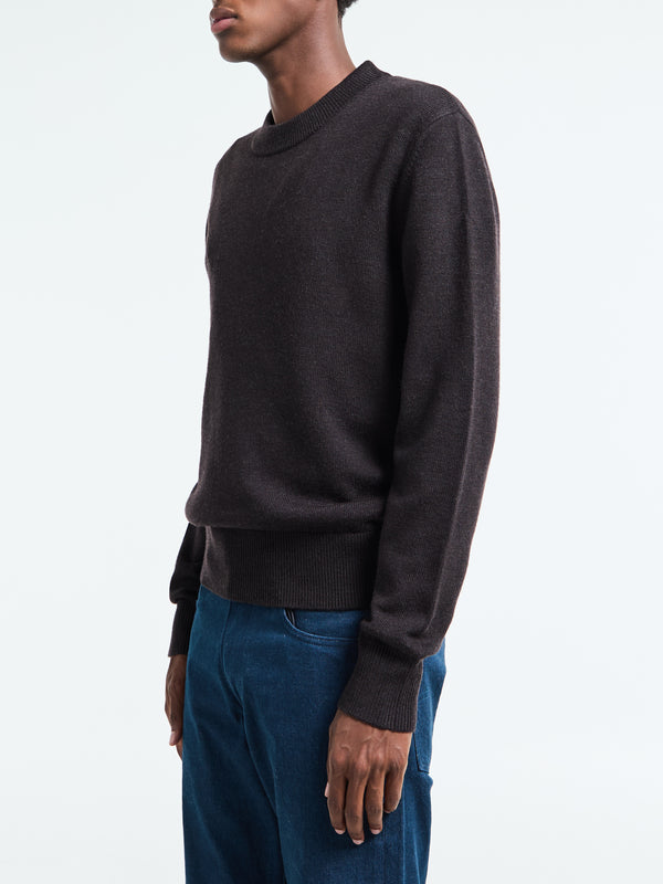 Stoy Moon Merino Knit In Brown