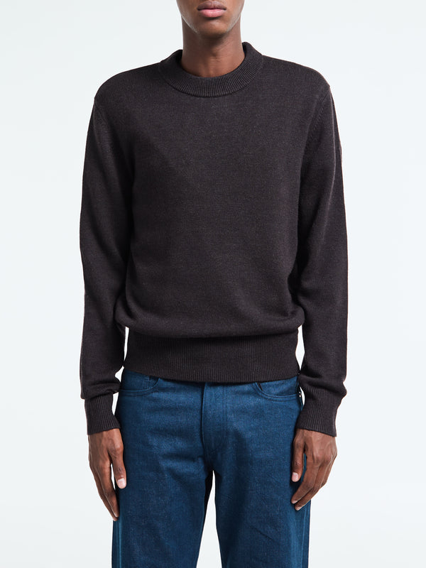 stoy Moon Merino Knit in Brown