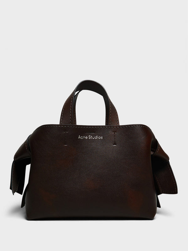 stoy Musubi Midi Tote Bag in Dark Brown