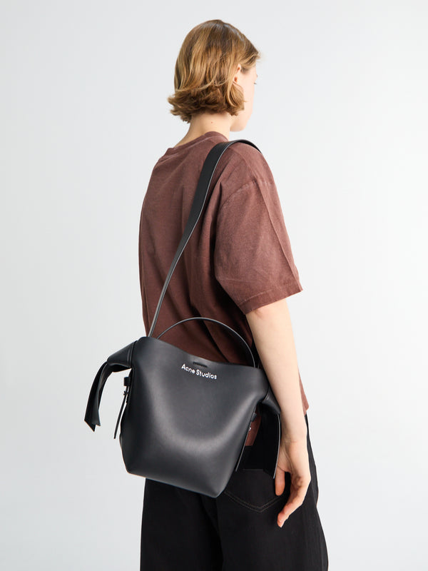 Stoy Musubi Mini Shoulder Bag In Black