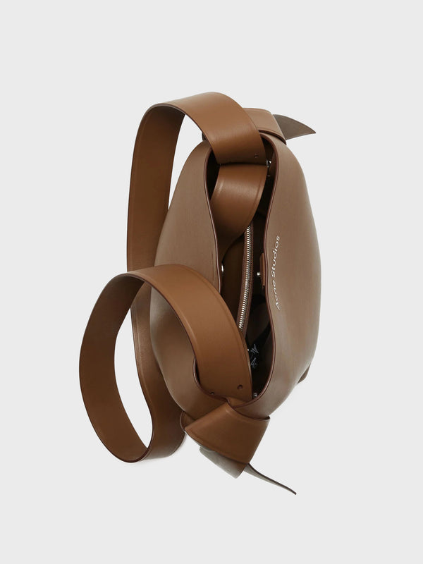 Stoy Musubi Mini Shoulder Bag In Camel Brown