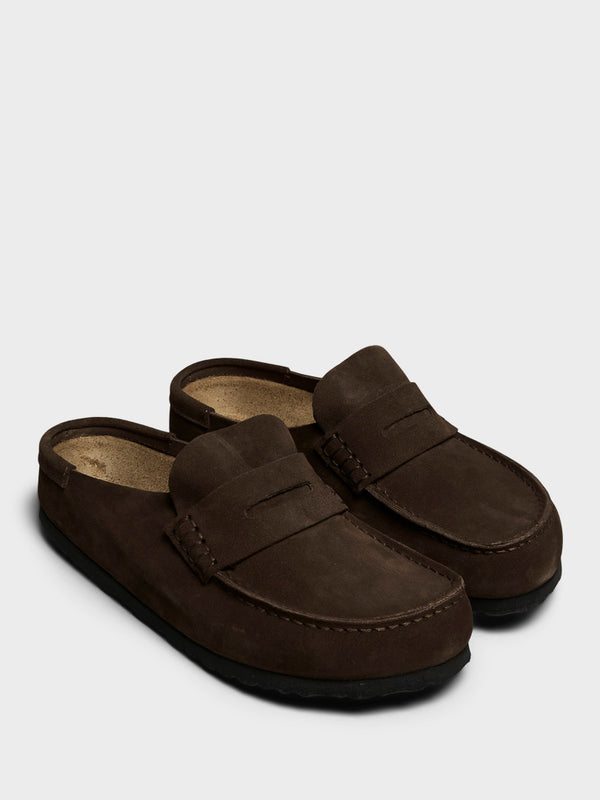 Stoy Naples Wrapped Suede Leather Shoes In Carafe