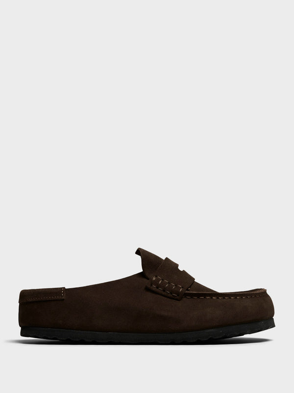 stoy Naples Wrapped Suede Leather Shoes in Carafe