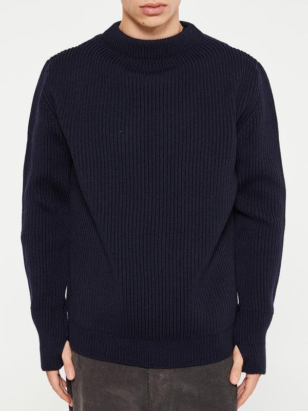 Stoy Navy Crewneck In Navy
