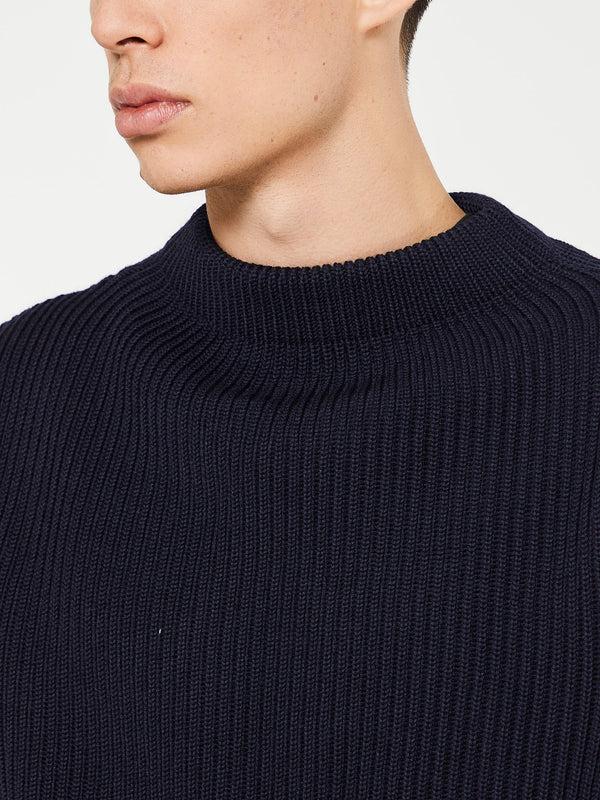 Stoy Navy Crewneck In Navy