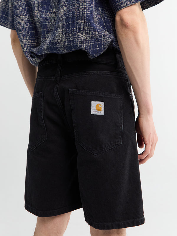Stoy Nolan Short Black Stone Washed