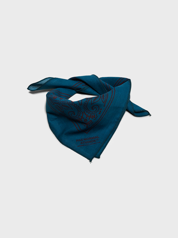 Stoy Off-Race Bandana In Aqua Blue