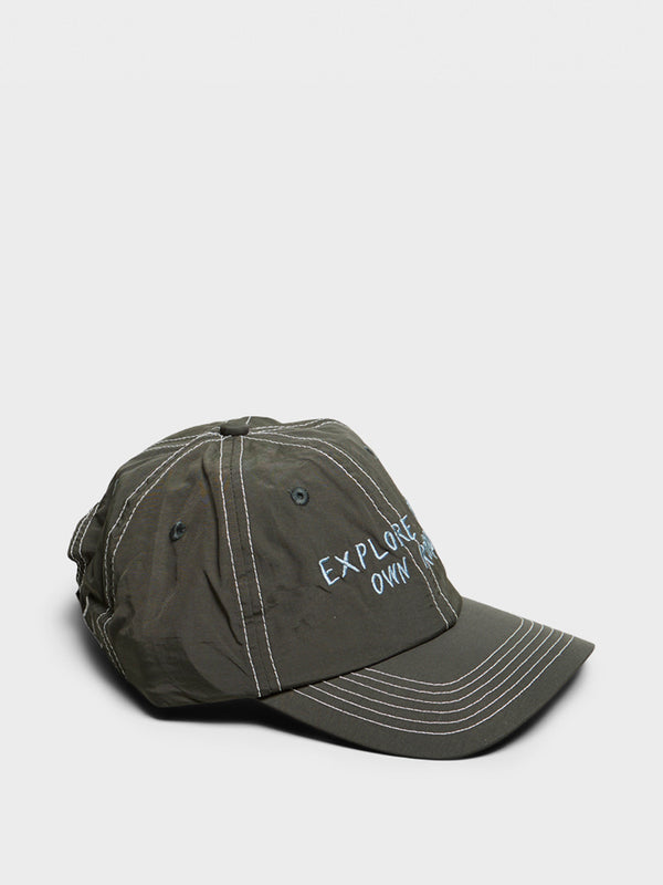 Stoy Off-Race Cap In Dark Olive