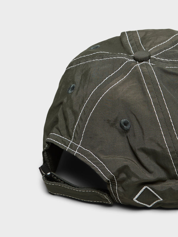 Stoy Off-Race Cap In Dark Olive