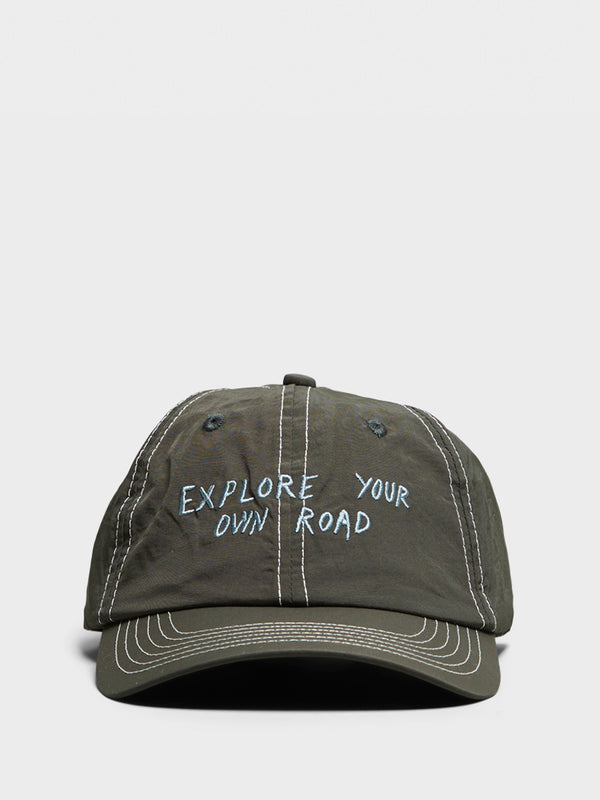 stoy Off-Race Cap in Dark Olive