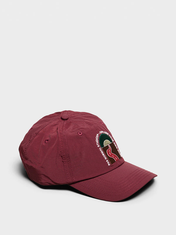 Stoy Off-Race Cap In Maroon