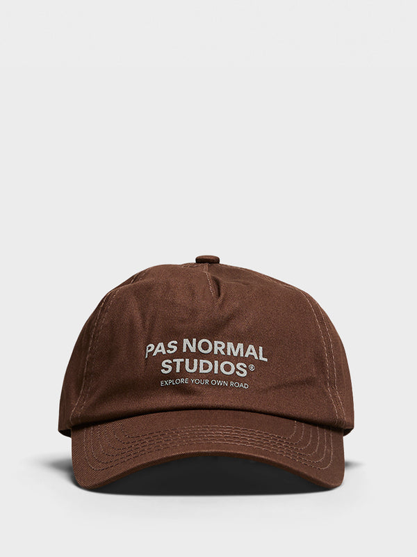 stoy Off-Race Cotton Cap in Light Brown