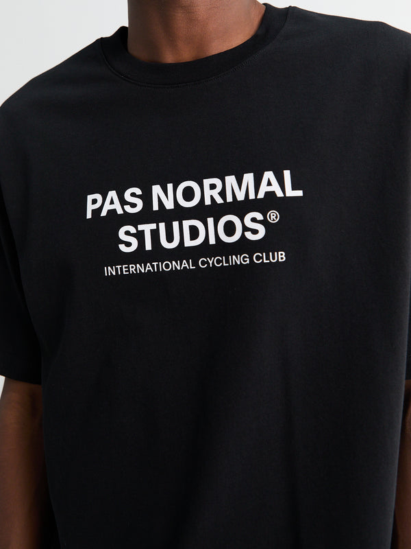 Stoy Off-Race Logo T-Shirt In Black