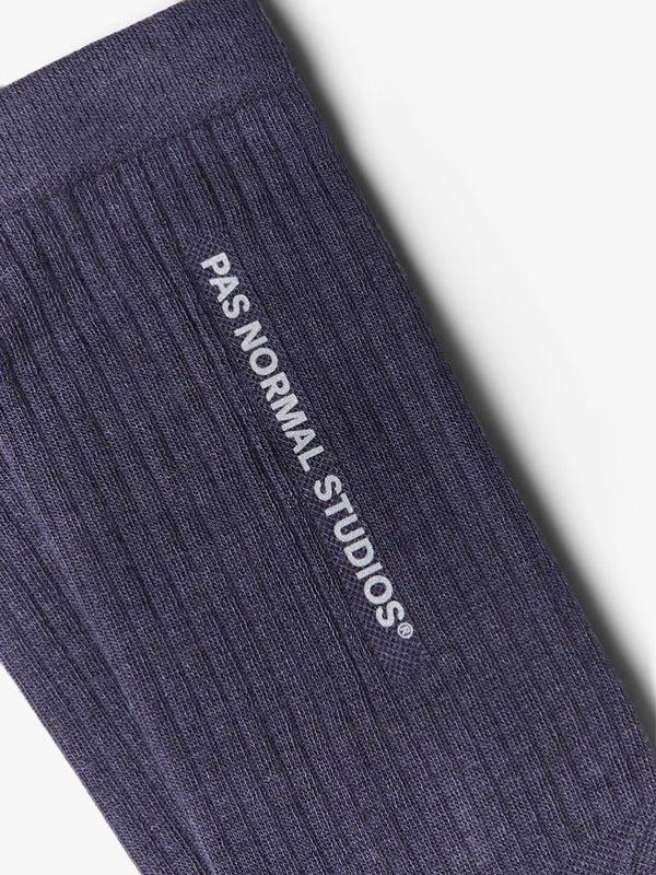 Stoy Off-Race Socks In Iron Grey